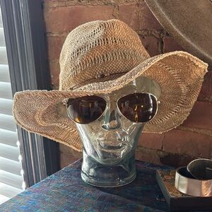 American Eagle Outfitters Straw Sun Hat in Natural Tan